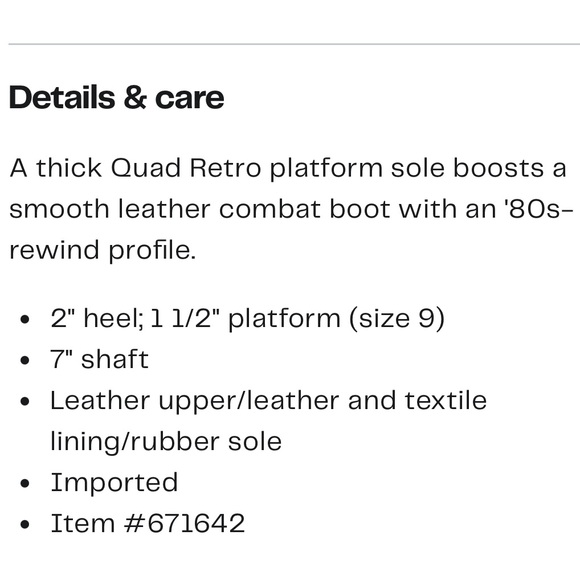 Dr. Martens White Air Wair Jadon Polished Smooth Boot SZ 7 - Picture 14 of 14